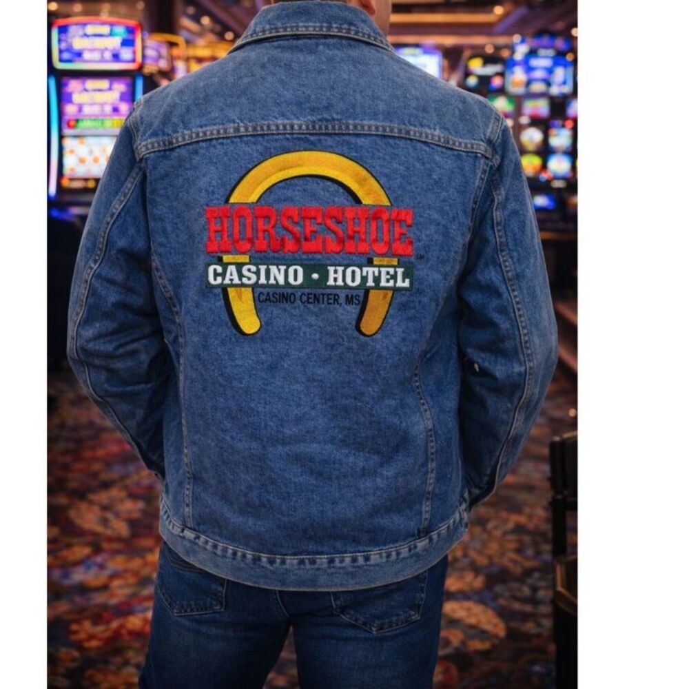 HORSESHOE Casino Hotel MS Long Sleeve Blue Jean Jacket XXL